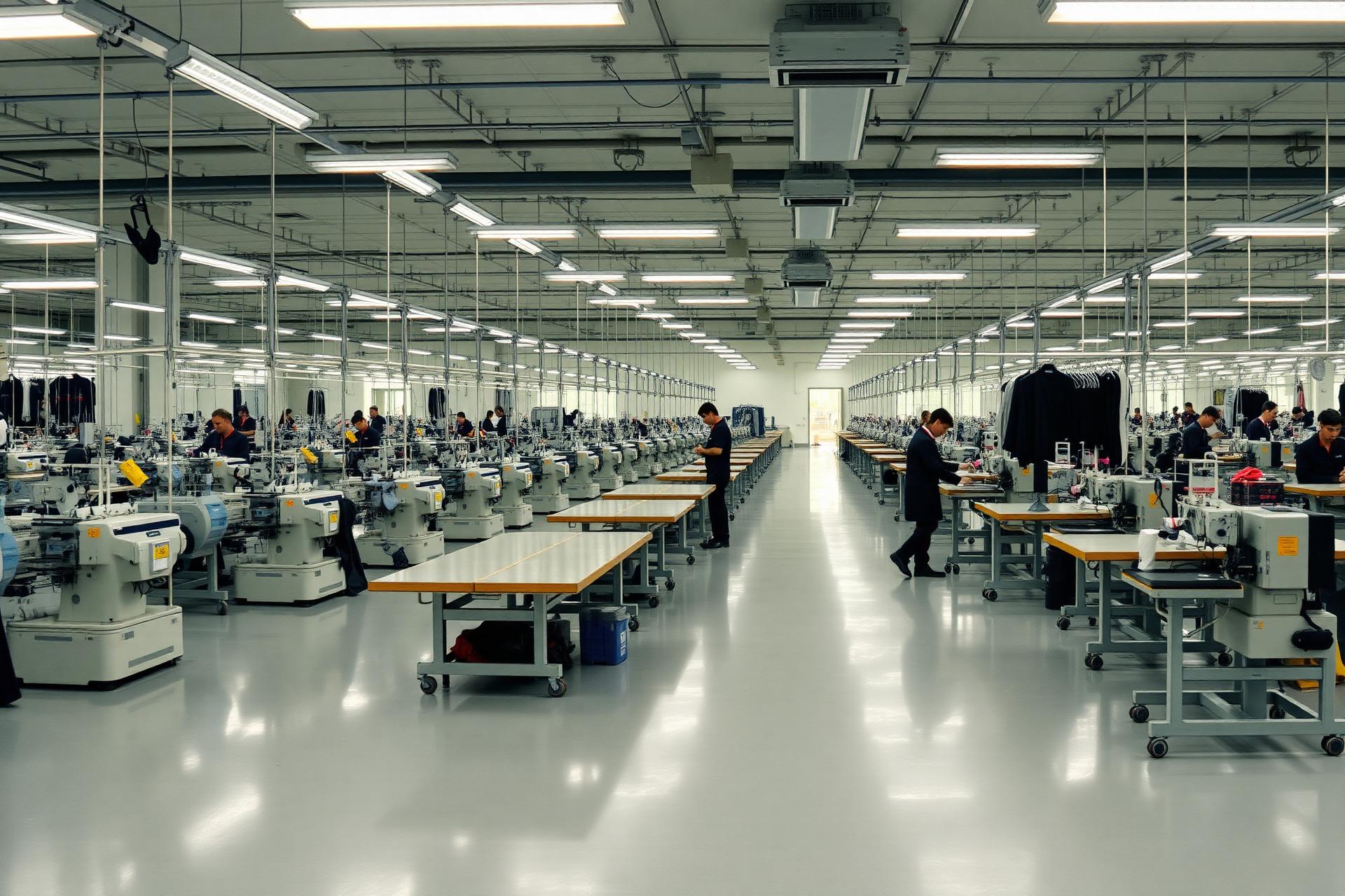 JG WorldTex manufacturing floor